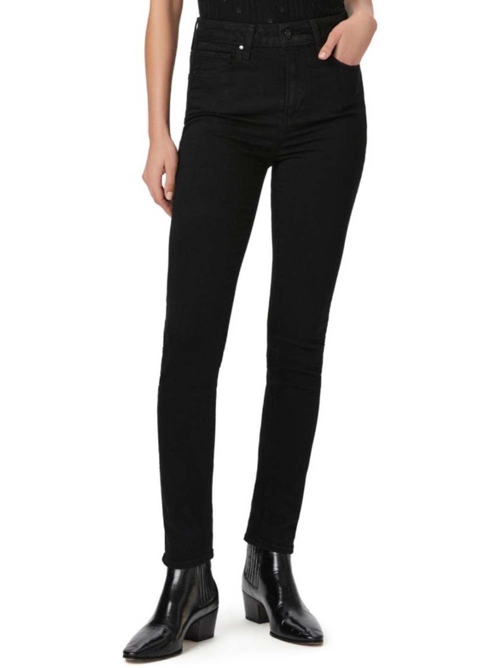 Paige "Gemma" High Waist Stovepipe Jeans, 29" inseam, Sz 27